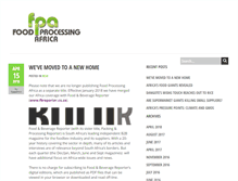 Tablet Screenshot of foodprocessingafrica.com